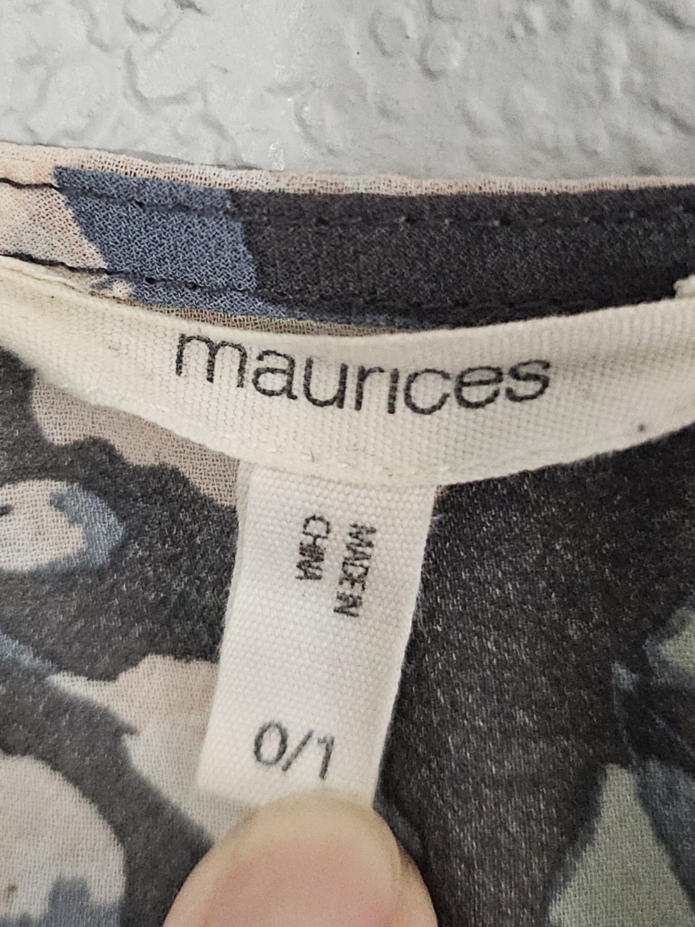 Maurices Sheer Floral Kimono Top - Black & Pink Womens L/XL Short Sleeve - Picture 5 of 8